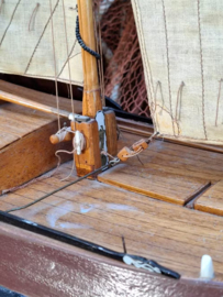 Oude Vintage Maritieme Modelboot Botter