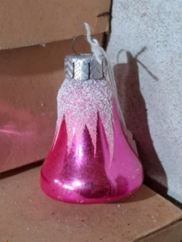 Oude Vintage Kerstbal 7399 Klokje