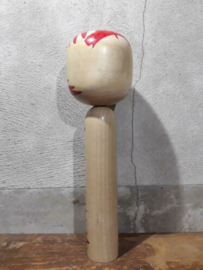 Oude Vintage Japanse Kokeshi Houten Pop Doll Togatta