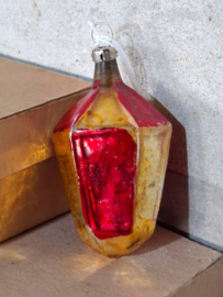 Oude Antieke Kerstbal 7262 Lampion