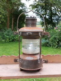 Oude Antiek Vintage Scheepslamp Scheepsantiek XL