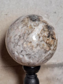 Kwarts Calciet Geode Bol op Sokkel Kristallen - Edelsteen