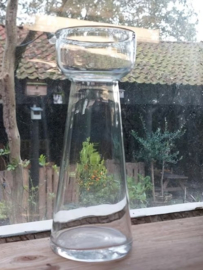 Oude Vintage Glazen Hyacintglas Hyacint Glaswerk Vaasje Leerdam