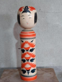 Oude Vintage Japanse Kokeshi Houten Pop Doll Naruko