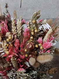 Bruidsboeket van Droogbloemen -Speciaal voor Jou Gemaakt- Droogboeket