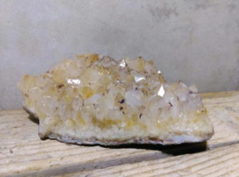 Cluster Geode Ruwe Citrien Citroenkwarts - Mineralen