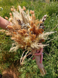 Bruidsboeket van Droogbloemen -Speciaal voor Jou Gemaakt- Droogboeket