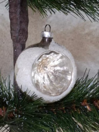 Oude Antiek Vintage Kerstbal 8896 Deukbal