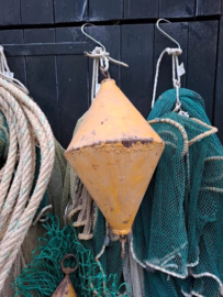 Oude Vintage Metalen Drijver Boei