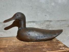 Oude Antieke Vintage Lokeend Lokvogel  Duck