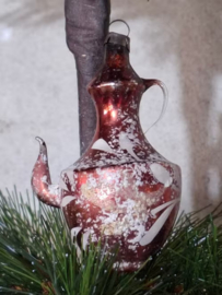 Oude Antieke Kerstbal 9982 Koffiepot Koffiekan