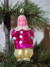 Oude Antieke Vintage Kerstbal 10096 USSR Jongetje