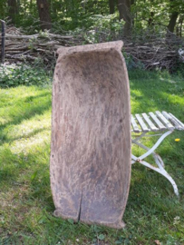 Oude Antieke Sobere Houten Trog Schaal 90 cm