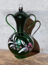 Oude Antieke Kerstbal 6373 Koffiepot Koffiekan Groen XL