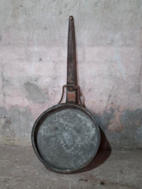 Oude Antiekee Franse Koperen Pan Steelpan