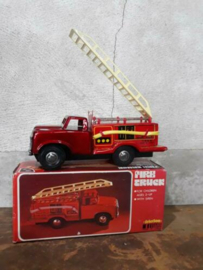 Oud Vintage Blikken Speelgoed - China - Brandweerauto Fire Truck MF163