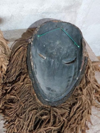Oud Afrikaans Ritueel Masker Chokwa Stam uit Zambia - African Art