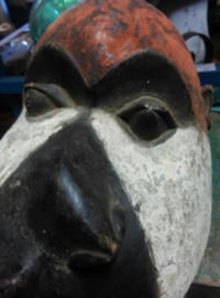 Oud Afrikaans Ritueel Masker Pende Stam uit Congo - African Art