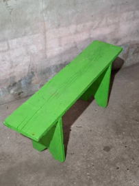 Oud Brocante Bankje Klompenbankje