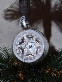 Oude Antiek Vintage Kerstbal 10229 Deukbal