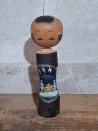 Oude Vintage Japanse Kokeshi Houten Pop Doll