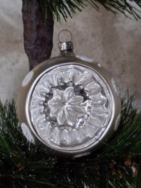 Oude Antiek Vintage Kerstbal 8903 Deukbal
