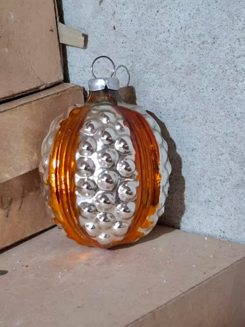 Oude Antiek Vintage Kerstbal 9092 Lampion