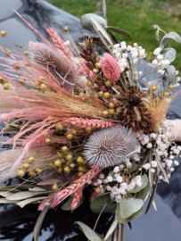 Bruidsboeket van Droogbloemen -Speciaal voor Jou Gemaakt- Droogboeket