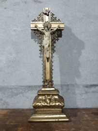 Oude Antieke Crucifix Kruisbeeld Jezus Filligrain