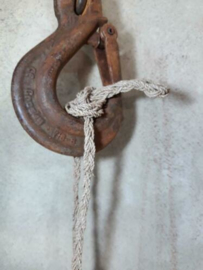 Schelpenhanger - Schelpenslinger  met Witte Schelpen 45 cm
