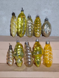Oude Vintage Kerstballen Oostblok 111239 Hangers