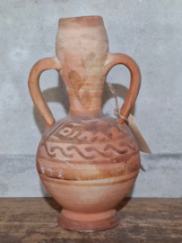 Oude Antiek Vintage Waterkruik Kruik Aardewerk Tunesie