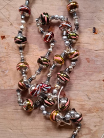 Oude Antiek Vintage Kralenslinger 8976 Kralenketting Mercury Garland