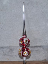 Oude Antiek Vintage Kerstbal 8972 Piek