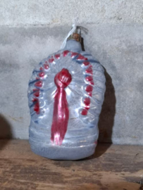Oude Antiek Kerstbal 9877 Poppetje Indiaan Chief