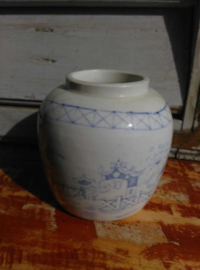 Oude Brocante Gemberpot Antiek G45