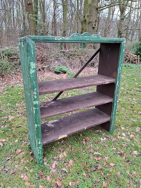 Oude Brocante Wandrek Keukenrek Rek Tuinkast