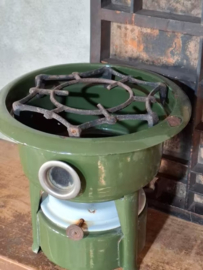 Oude Brocante Emaille Petroleumstel Oliestel Kookpit