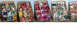 Oude Antiek & Vintage Kerstballen Doosjes Sets