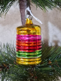 Oude Antiek Vintage Kerstbal 9850 Lampion USSR