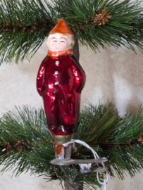 Oude Antieke Vintage Kerstbal 9844 USSR Jongetje Clown