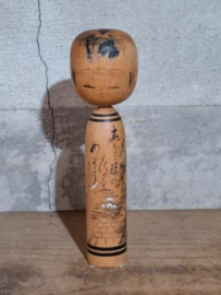 Oude Vintage Japanse Kokeshi Houten Pop Doll