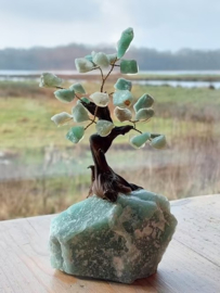 Edelsteen Boom Bonsai Geluksboom Levensboom Groene Kwarts