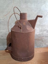 Oude Vintage Petroleumblik Blik