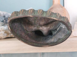 Oude Vintage Koperen Boeddha Boeddhisme Abhaya  Mudra