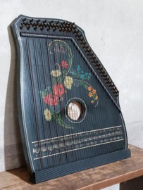 Oude Brocante Tafelharp Harp Citer