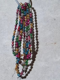 Oude Antiek Vintage Kralenslinger 10155 Kralenketting Garland Bont