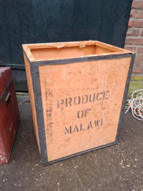 Oude Vintage Houten Transportkist Kist Thee Theekist