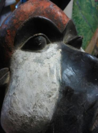 Oud Afrikaans Ritueel Masker Pende Stam uit Congo - African Art