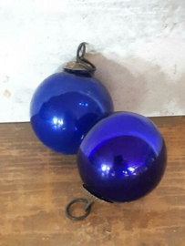 Heksenbal Heksenbol Kerstbal Blauw